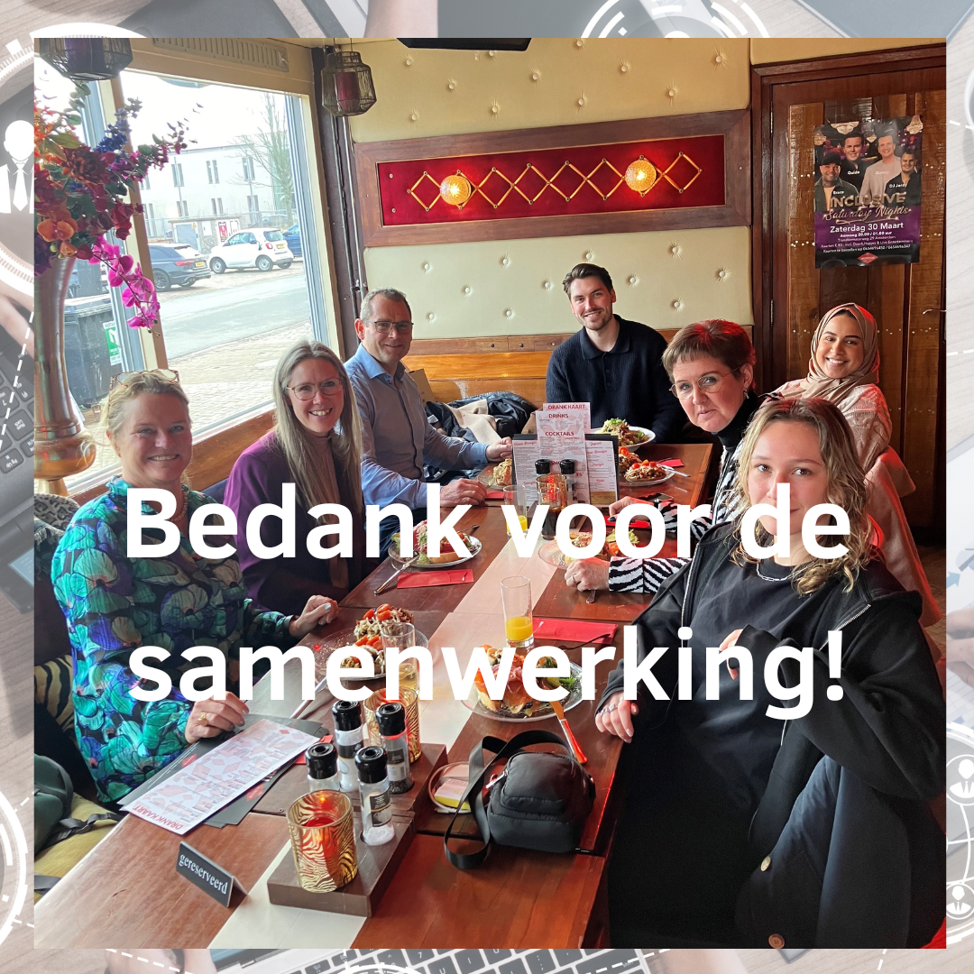 Dank je wel voor de samenwerking HR team Egis!